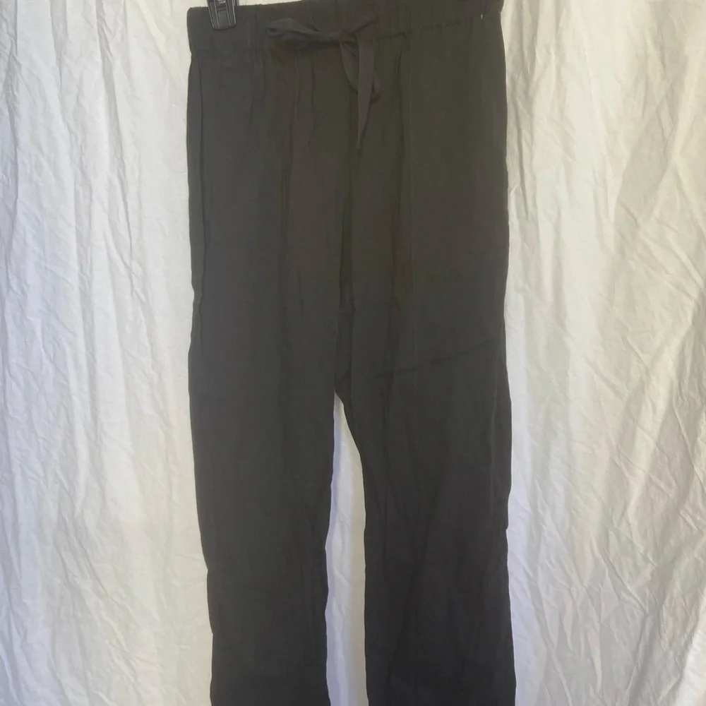 Aritzia Babaton Boho Linen Pants Lightweight Summer Trousers Relaxed Fit Size S